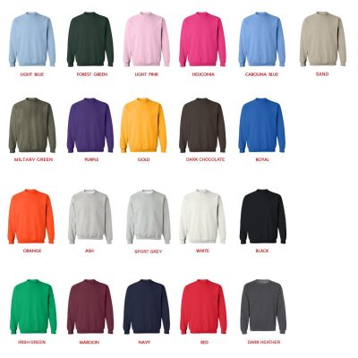 sweatshirt color chart - Gracie Abrams Store